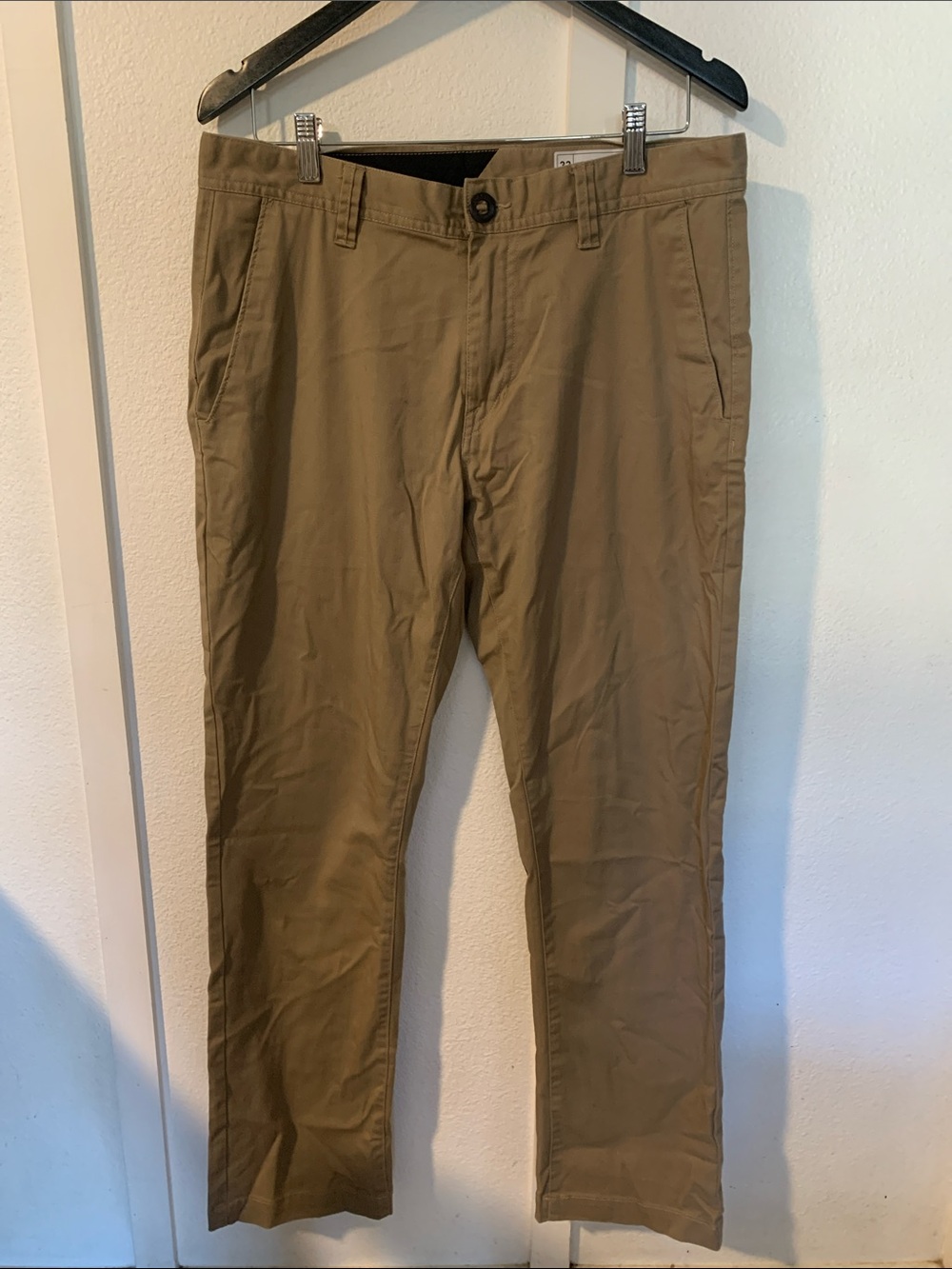 Volcom Men's Khaki Chino Pants - Light Brown
